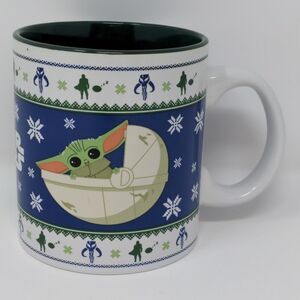 20-Oz Star Wars Baby Yoda The Child Grogu Mandalorian Christmas Holiday Mug Cup
